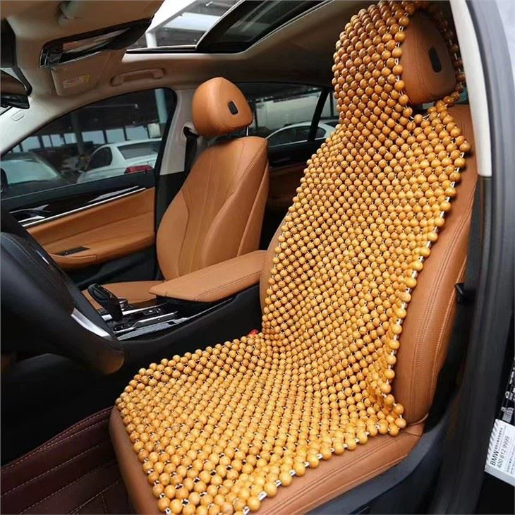 Understated Luxury Universal Car Interiors Set Cover Seat Car With Wooden Beads